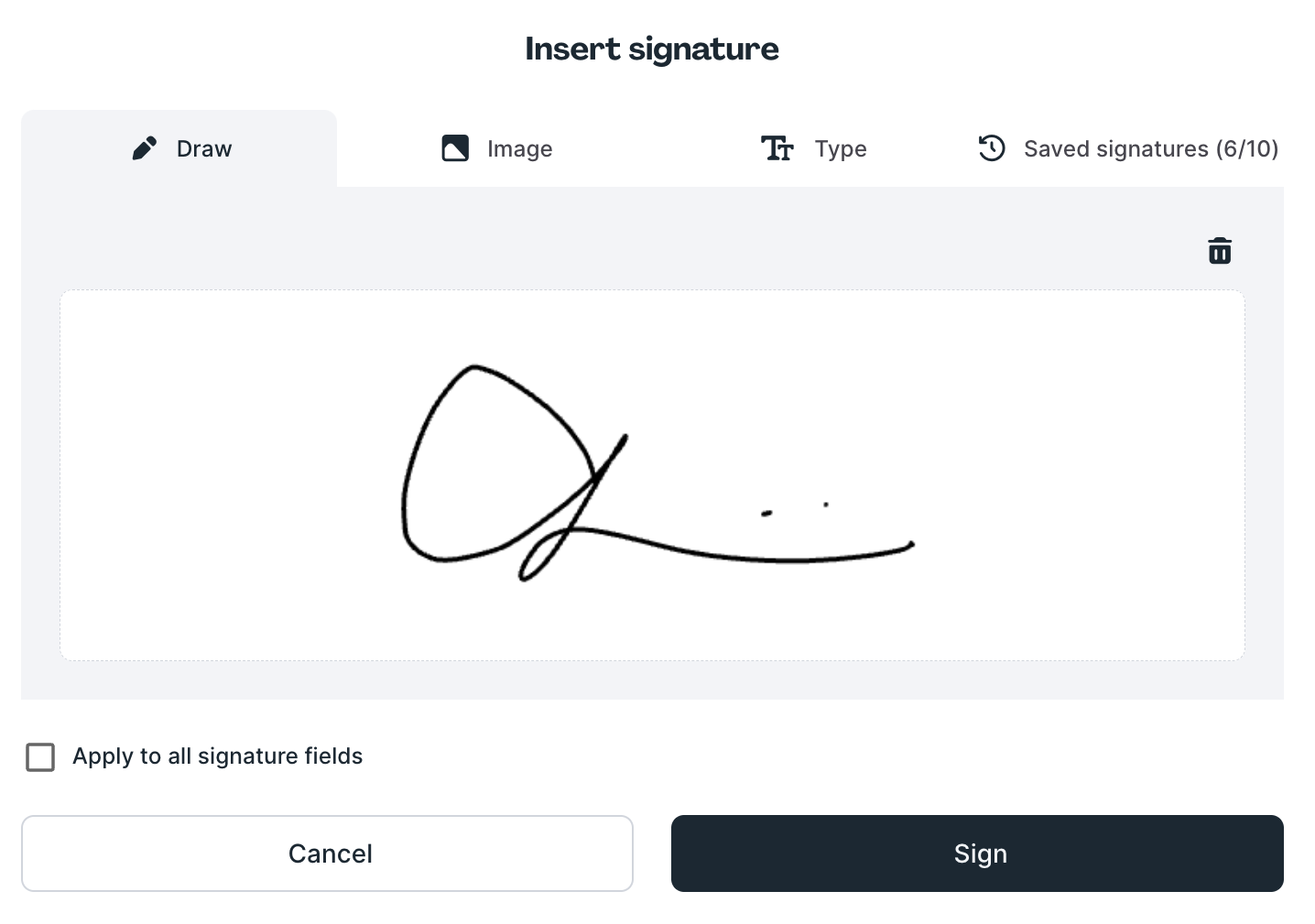 How do I create a signature in Lumin Sign?